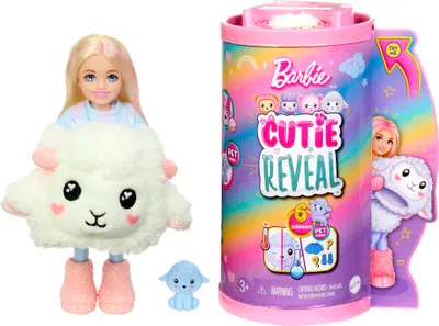 Produktbild von Barbie Cutie Reveal Chelsea Cozy Cute Serie - Lämmchen