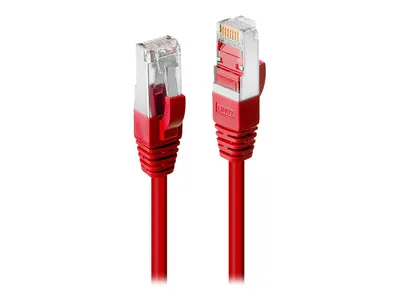 Produktbild von Lindy 45621, 0,5 m, Cat6, S/FTP (S-STP), RJ-45, RJ-45, Rot