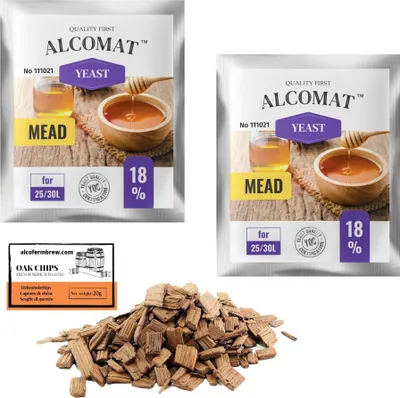 Produktbild von 2 x Alcomat Honigwein hefe 5g/25-30L - Methefe