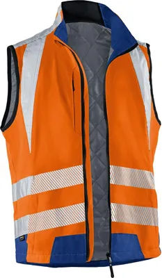 Produktbild von Kübler Reflectiq Weste PSA 2 warnorange/kbl.blau Gr. 3XL
