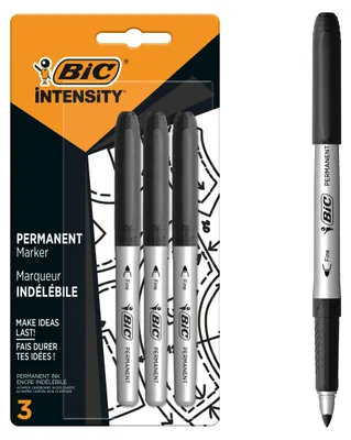 Obrázok produktu pre Popisovač BIC Intensity Permanent Fine čierny 1,8 mm 3 ks.