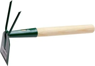 Produktbild von Flachbesen 2 Zähne, mit Stiel 25 cm, FED