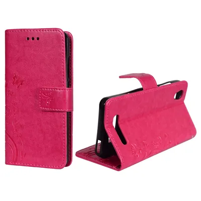 Image de Coque de protection à motifs floraux pour téléphone ZTE Blade A452, couleur rose