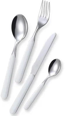 Produktbild von 24-teilig Silberbesteck - Moderne Formen - Ideal für Festtage