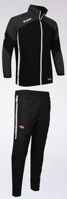 Produktbild von alpas Präsentationsanzug  Dynamic Schwarz Gr. 152 Sportanzug Jogginganzug Freizeitanzug *AUSLAUFMODELL*