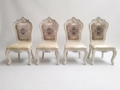 Produktbild von Beigefarbene Stühle 4 Stühle Modernes Esszimmer-Set Esszimmerstühle