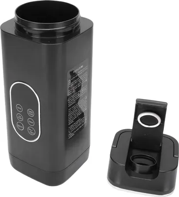 Zdjęcie produktu dla Przenośny blender z 12 ostrzami i wyświetlaczem USB do ładowania Smoothie Maker Podróżny Czarny Czarny