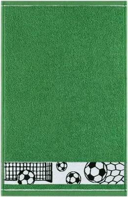 Immagine prodotto di Asciugamano, asciugamano in cotone per bambini calcio 30x50 verde