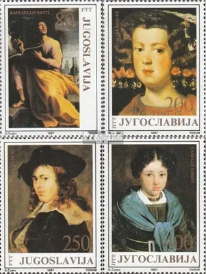 Produktbild von Briefmarken Jugoslawien 1987 Mi 2247-2250 (kompl.Ausg.) postfrisch Kunst