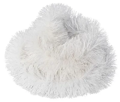 Zdjęcie produktu dla Biały Łańcuch Choinkowy z Folii Metalizowanej fi 15 cm x 3 m - Produkt Polski GOLIAT