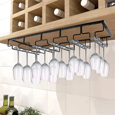 Produktbild von Metall Weinglas Halter Gläserhalter Aufbewahrung Aufhängen Glashalter Weinregale Gläserhalterung für Hausbar Küche Bar Restaurant