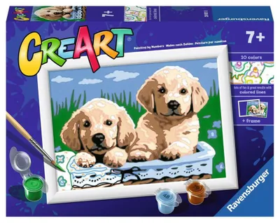 Produktbild von Ravensburger CreArt, Farben enthalten, Junge/Mädchen, Malen nach Zahlen Set