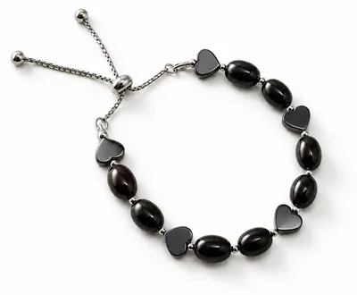 Imagen del producto de BEYSTON Pulsera de ámbar con cuentas ovaladas, ámbar cereza oscuro, Imagen generada por IA