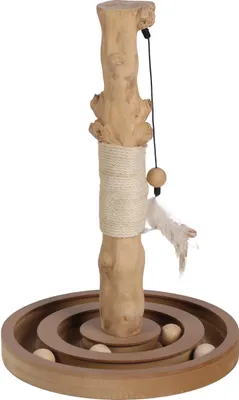 Produktbild von Flamingo KRATZSPIELZEUG KOFTI Jute BRAUN 36x36x54CM