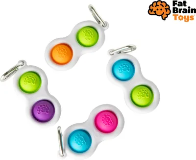 Image de Porte-clés Fat Brain avec coussinets Simpl Dimpl