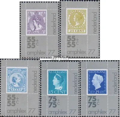 Produktbild von Briefmarken Niederlande 1976 Mi 1083-1087 (kompl.Ausg.) postfrisch AMPHILEX 77