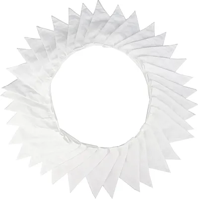 Produktbild von 10M Stoff Bunting Garland für Hochzeit Party Decor 36 Flaggen