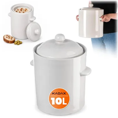 Produktbild von KADAX Fassbeiztopf mit Kragen 10L
