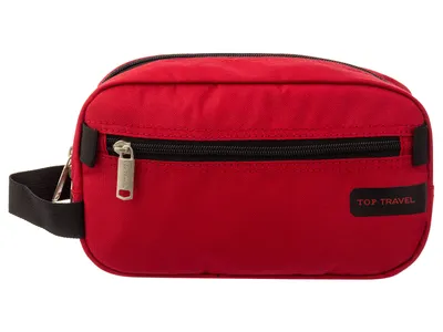 Produktbild von Top Travel 422435 Kulturtasche Waschtasche  rot / schwarz