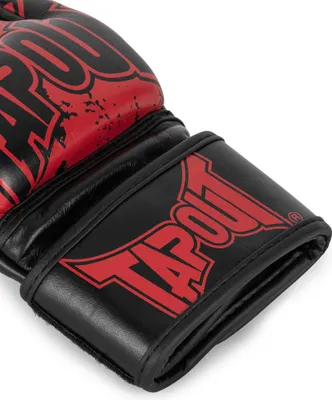Image de Gants MMA Pro Fight en cuir (1 paire) PRO MMA Black/Red XL Tapout