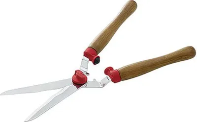 Produktbild von WOLF-Garten 743-9000 Heckenschere HS-W mit Wellenschliff, rot/silber-grau