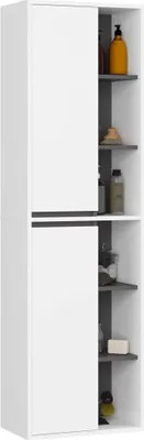 Produktbild von Hängender Badezimmerschrank MARLION – weiß/grau