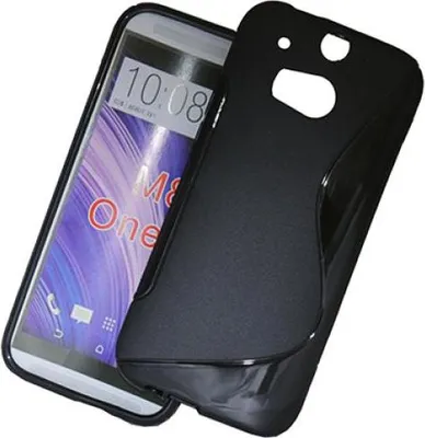Produktbild von Silikonhülle S-Line" für HTC One M8 schwarz