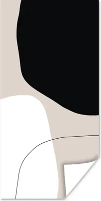 Produktbild von MuchoWow® Poster Formulare - Abstrakt - Gestaltung 60x120 cm - Wandschmuck