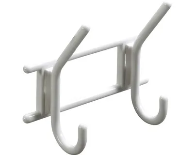 Produktbild von Hettich Garderobenleiste 2 Haken 16,3 x 15,0 x 7,0 cm weiß