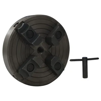 Immagine prodotto di Mandrino in Legno a 4 Ganasce M18 in Acciaio Nero 150x63 mm