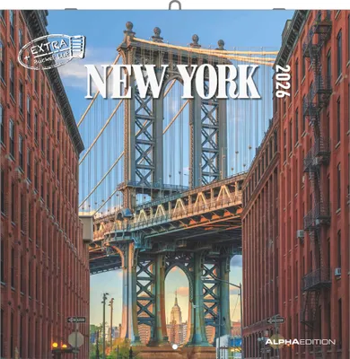 Produktbild von New York 2026 - Broschürenkalender 30x30 cm (30x60 geöffnet)