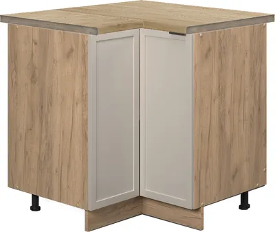 Imagen del producto de Armario de esquina Vicco Fame-Line GrisBeige 80.5 cm , ET Roble, Model 50325