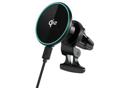 Obrázek produktu pro Bezdrátová autonabíječka a držák do auta WG40 s Qi2 a podporou MagSafe 15W - černá