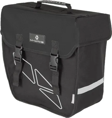 Immagine prodotto di M-Wave Borsa da bicicletta singola sinistra Amsterdam 18 litri nero