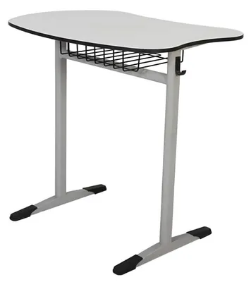 Produktbild von Schulset Modern Ergonomisch Grau Schultisch Lila Stuhl Einzeltisch