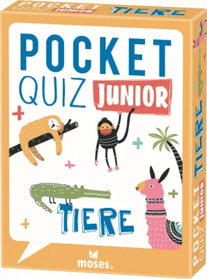 Produktbild von moses Pocket Quiz junior Tiere