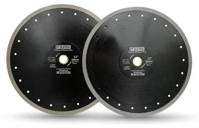 Productafbeelding van Diamantzaagblad, 2 stuks, 300 mm, X-Mesh Turbo, geschikt voor tegels, marmer, graniet, met een boorgat van 25,4 mm