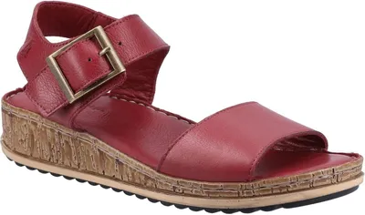 Obrázok produktu pre Hush Puppies - Dámske sandále "Ellie", kožené FS7965 (37 EU) (Bordeaux)