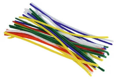 Produktbild von 30 Stück Chenille Pfeifenreiniger 30cm, superflexibel und weich für Bastelarbeiten