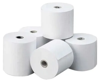 Obrázek produktu pro Přibližně role termopapíru 80x80 mm 10 kusů Bílá Bílá Jedna velikost