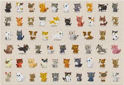 Produktbild von Interdruk - Puzzle Cats - 250 dielov