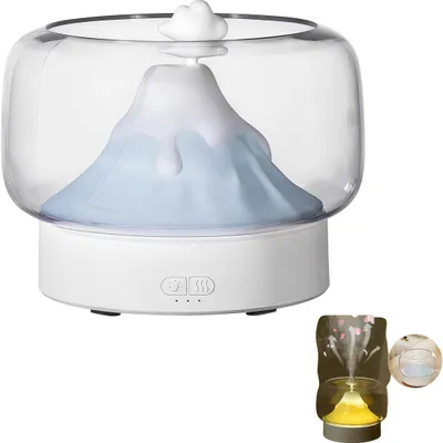 Produktbild von 350 ml Luftbefeuchter und Aroma-Diffusor, mit 7-Farben-Nachtlicht, 18-24 Stunden Betriebsdauer, automatische Abschaltung bei Wasserleere,Büro,Yoga,Spa