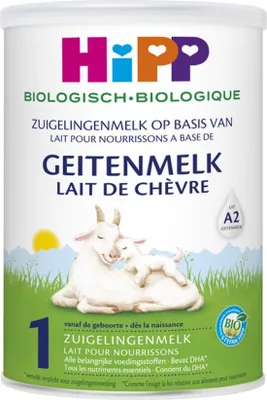 Produktbild von Hipp Geitenmilch Säuglingsanfangsnahrung 1, 400 g – Natürliche Ziegenmilch für Babys