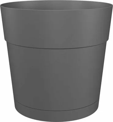 Produktbild von Artevasi Anthrazit Kunststoff Rund Kunststoff Topf Ø 35 cm