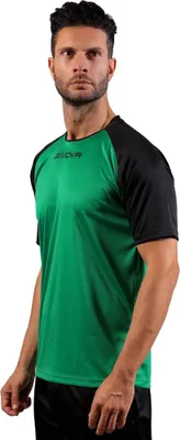 Immagine prodotto di Con VERDE/NERO|Givova Capo Herren T-shirt MAC03-1310