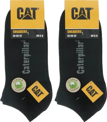 Immagine prodotto di Caterpillar 10 paia di calzini da uomo altezza caviglia in cotone nero39-42
