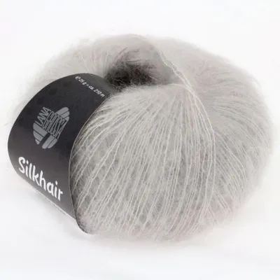 Produktbild von Lana Grossa Silkhair 058 Perlweiß 25g