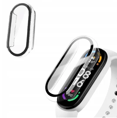 Produktbild von Pasjo24 Hülle & Glas für Mi Band 5 Transparent