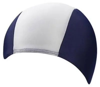 Image de Bonnet de bain Beco pour hommes | Élasthanne | Bleu foncé/blanc/bleu foncé