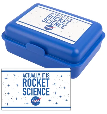Zdjęcie produktu dla NASA Lunchbox - Rocket Science - Lunchbox pudełko na kanapki z przegrodą niebieski